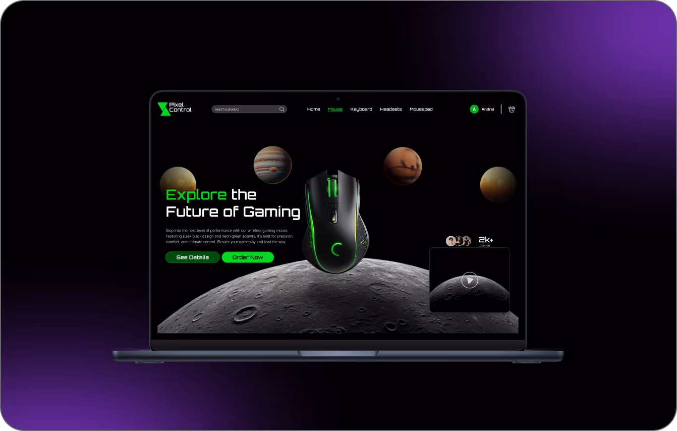 Previzualizare demo a primei variante a site-ului pentru feedback.